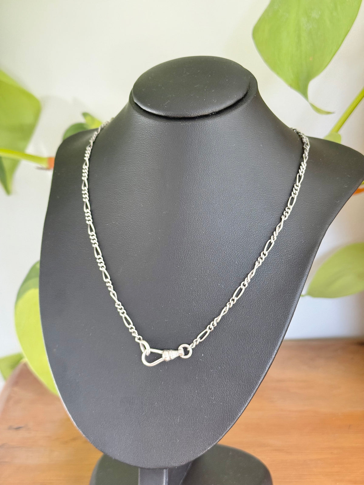 Vintage Fob | T-Bar Fine Necklace Sterling Sliver
