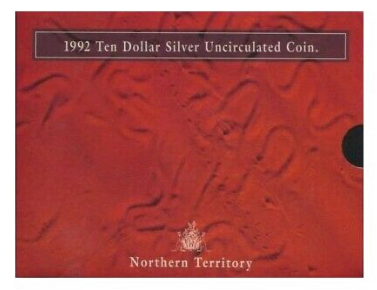 1992 $10 Silver Uncirculated Coin – Northern Territory State Series