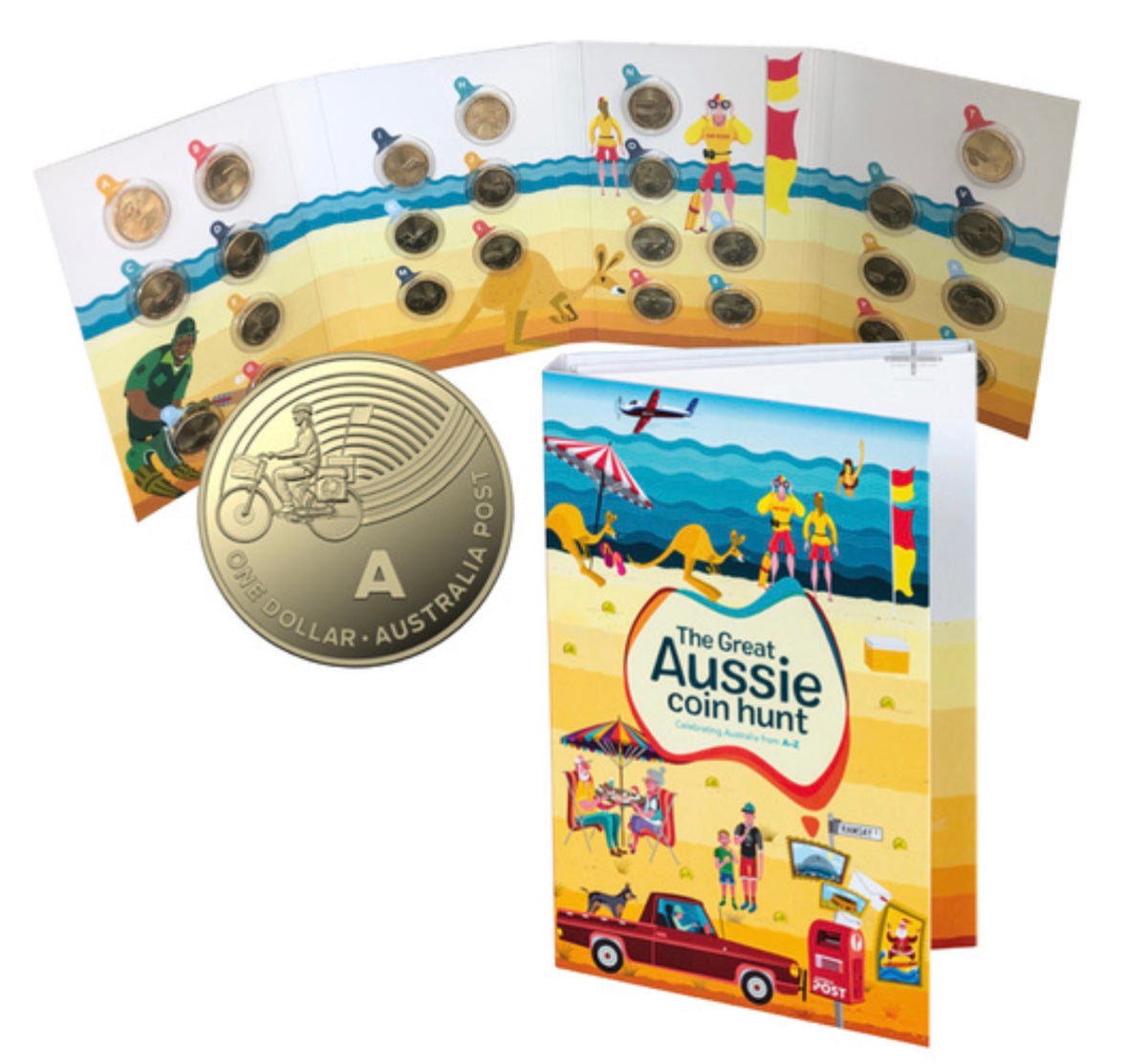 2019 The Great Aussie Coin Hunt Series 1 A–Z Collection | Royal Australian Mint & Australia Post ( Opened Tube )