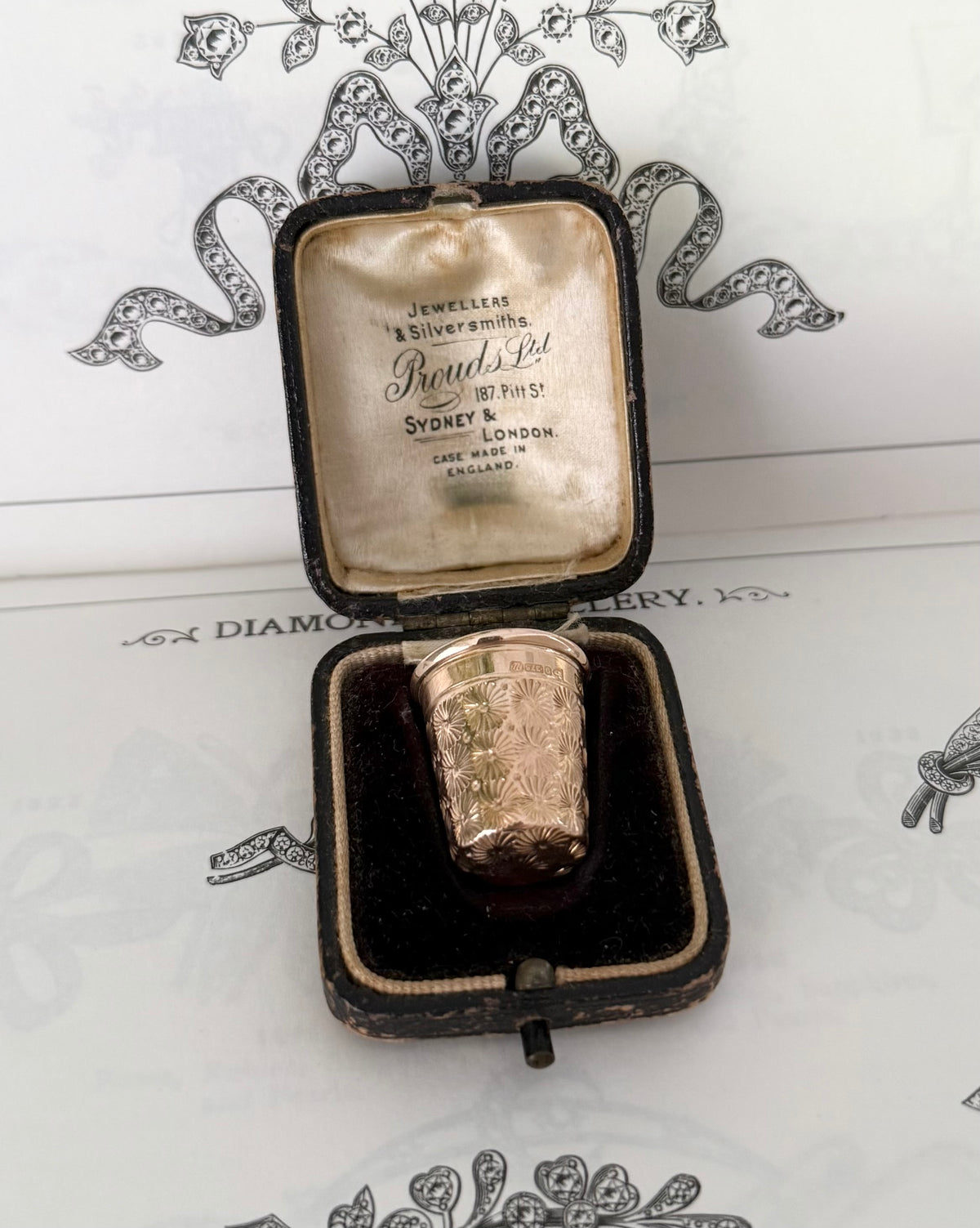 Antique Sewing Thimble | Solid 9ct Gold