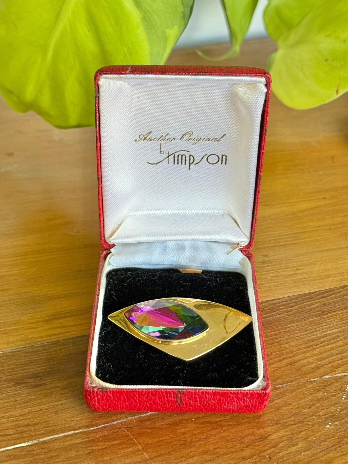 Donald Simpson Brooch | Mid-Century Australian Costume Jewellery in Original “Originals by Simpson” Box