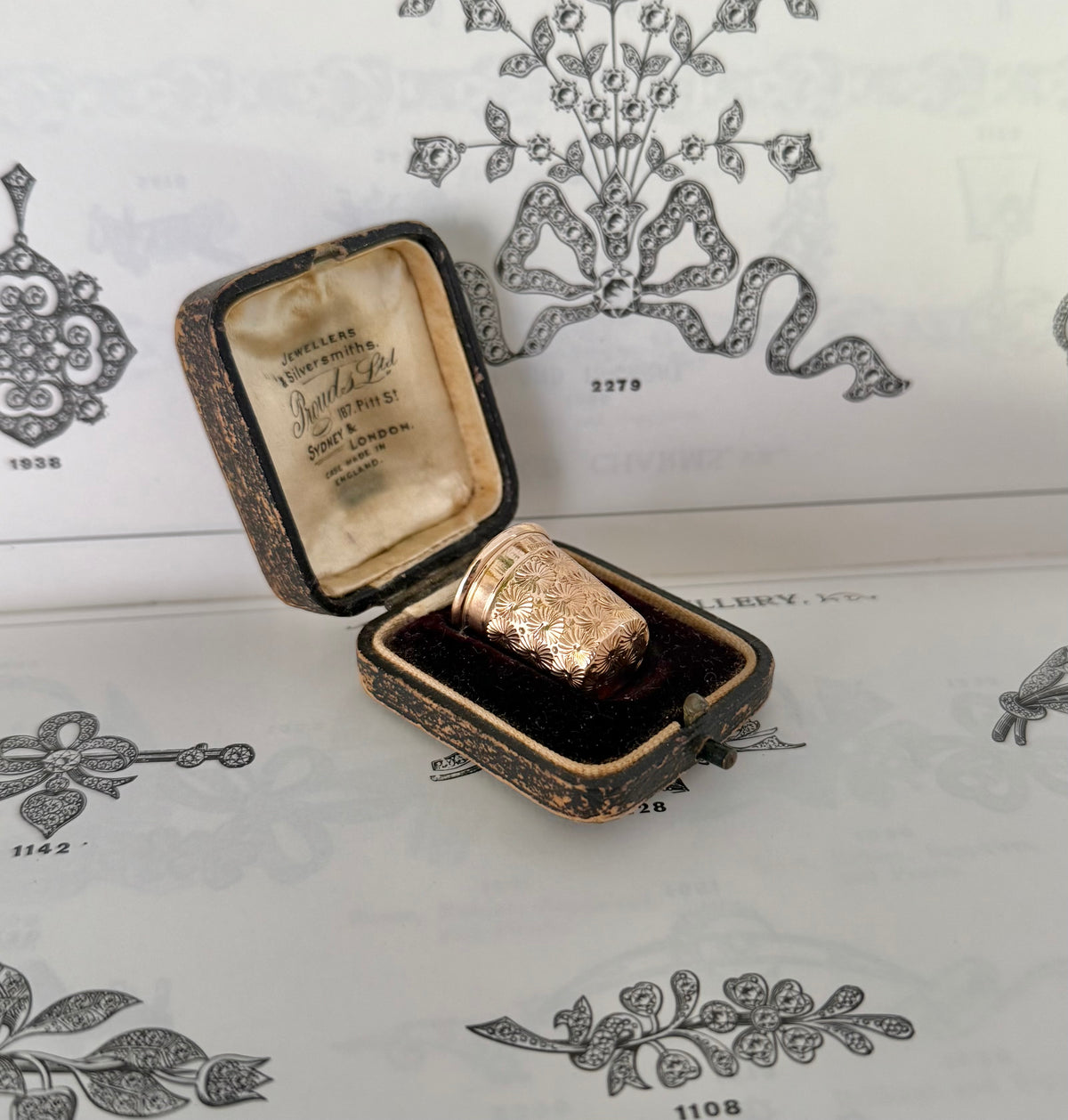 Antique Sewing Thimble | Solid 9ct Gold