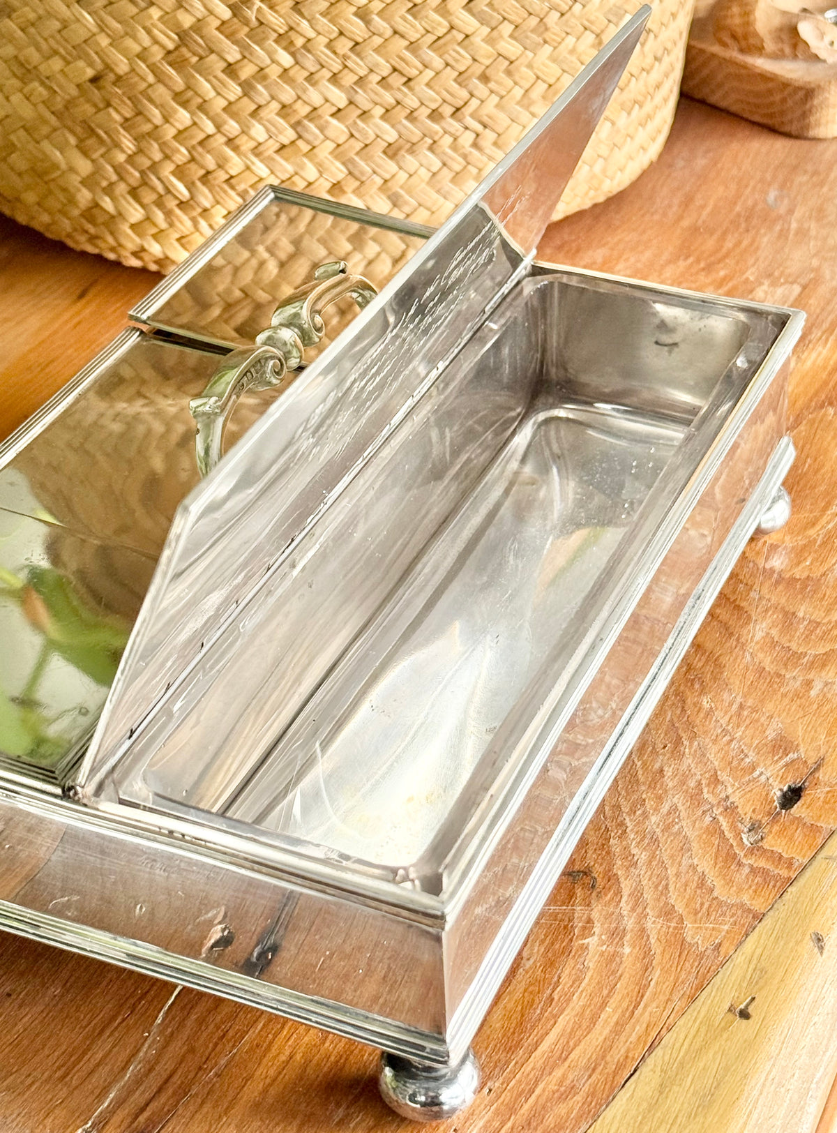 Sterling Silver Hallmarked Treasury Ink Stand | C. S. Harris & Sons Ltd, 1919
