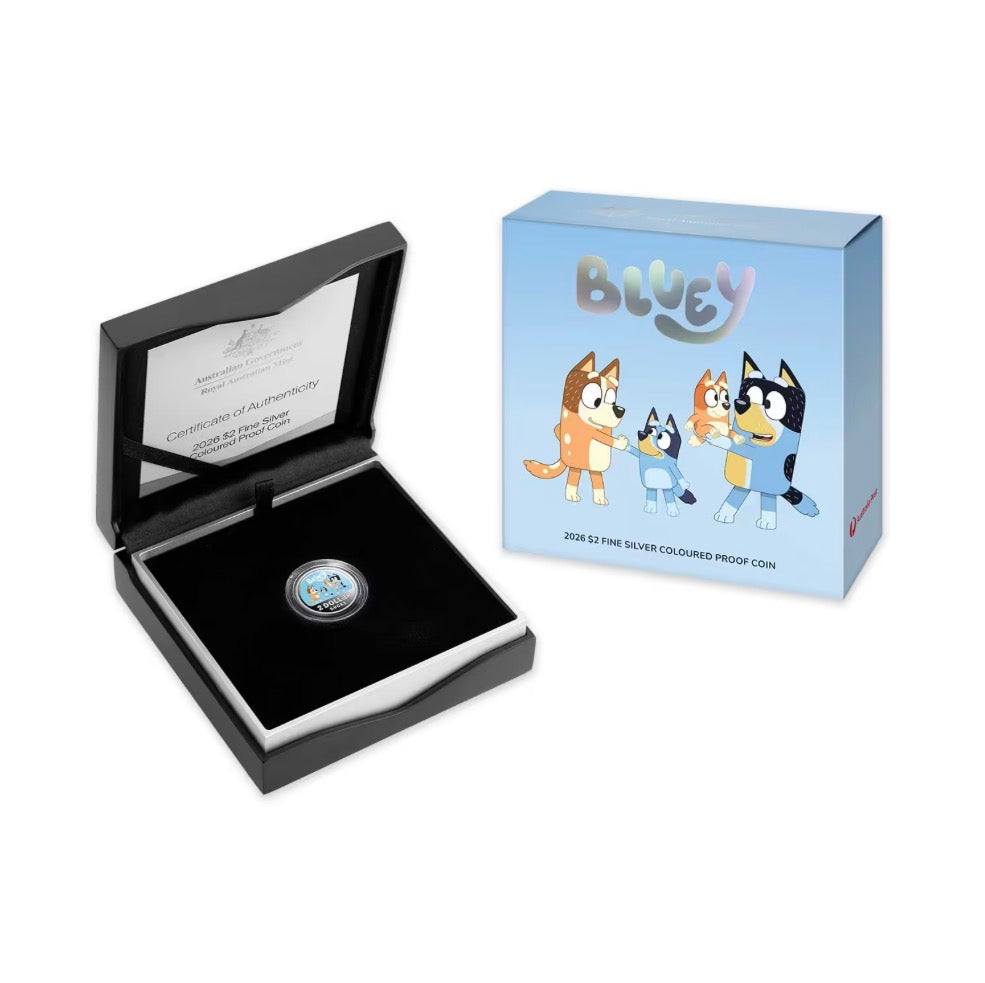2026 Bluey Silver Proof $2 Coin | Royal Australian Mint