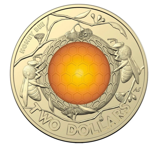 2022 Australian Honey Bee $2 Uncirculated Coin – Premium Lighthouse Capsule