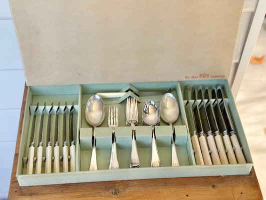 Bone Handle Cutlery set | The Myer Emporium 1950’s