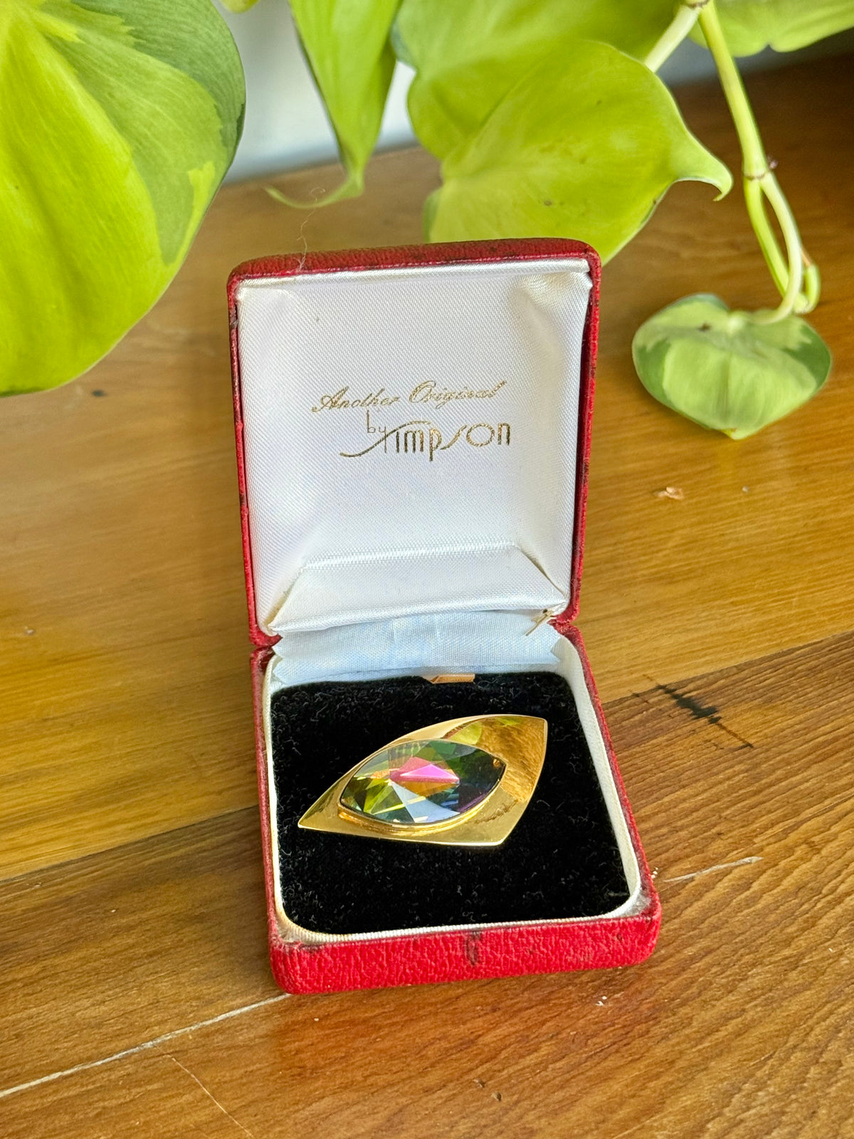 Donald Simpson Brooch | Mid-Century Australian Costume Jewellery in Original “Originals by Simpson” Box