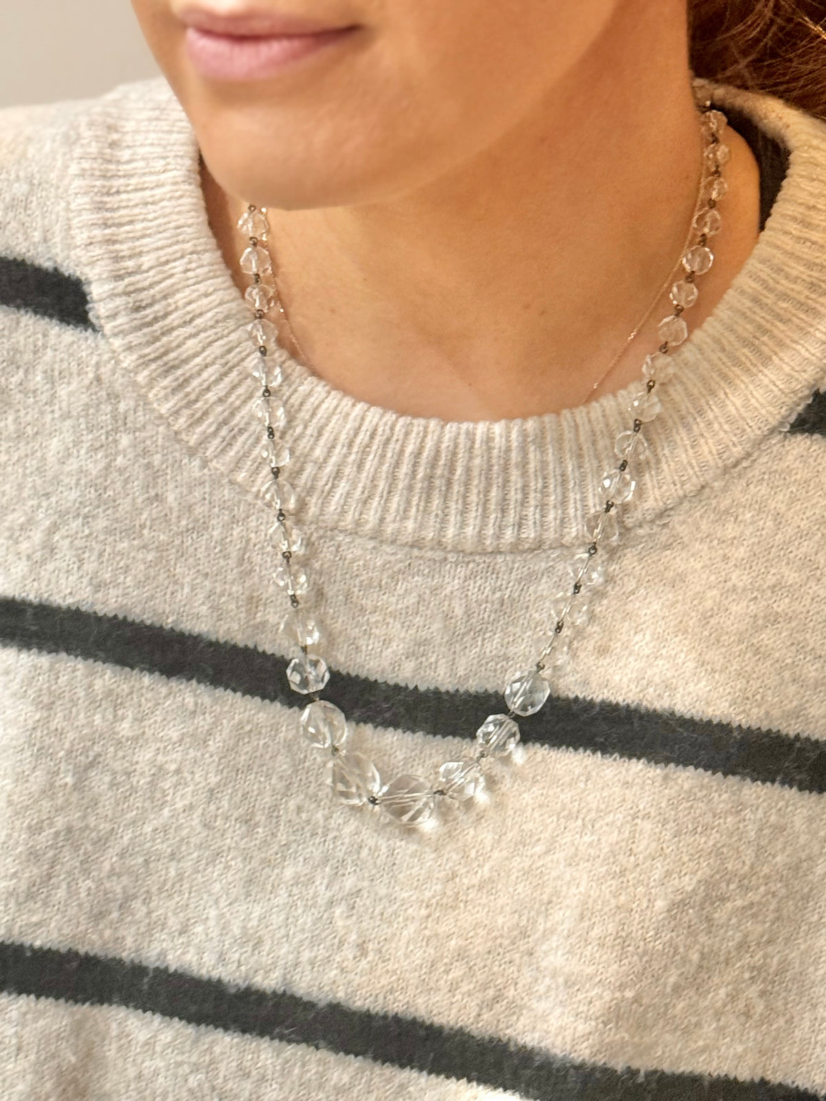 Antique Rock Crystal Necklace | Circa 1920’s