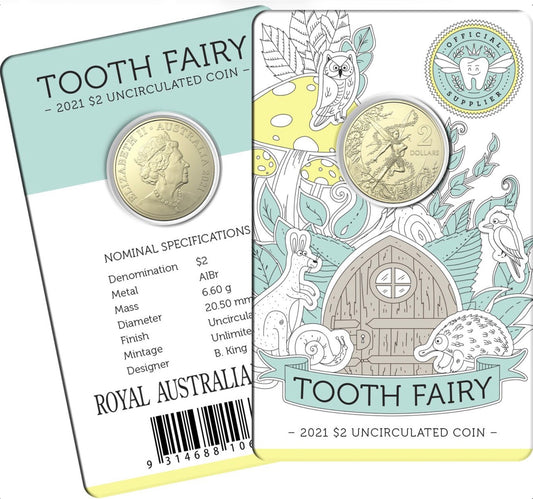 2021 Tooth Fairy $2 Uncirculated Coin