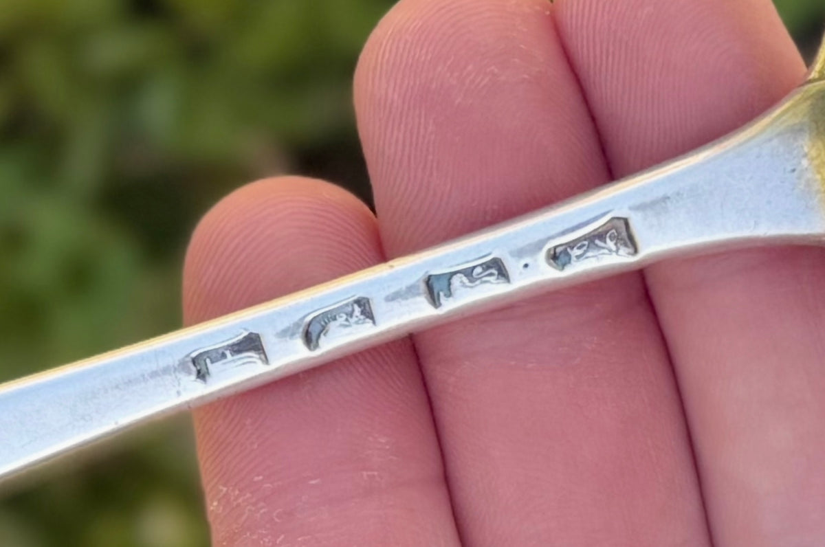Hallmarked Sliver Serving Spoons | 1781 George Smith III London
