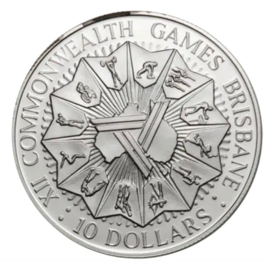 1982 $10 Silver Coin – Brisbane Commonwealth Games