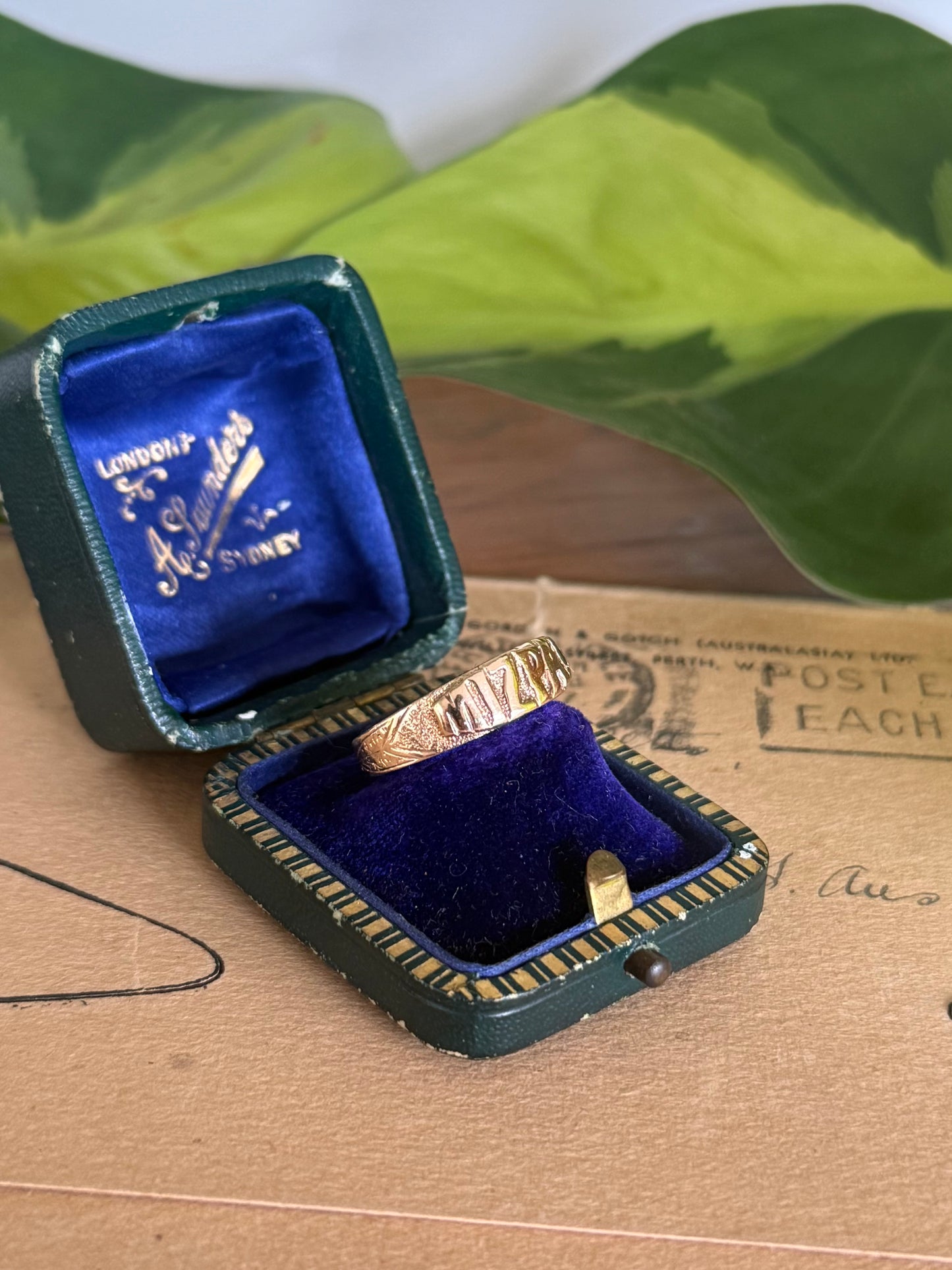 Edwardian Mizpah Ring – 1900 Birmingham Hallmarked, Size P