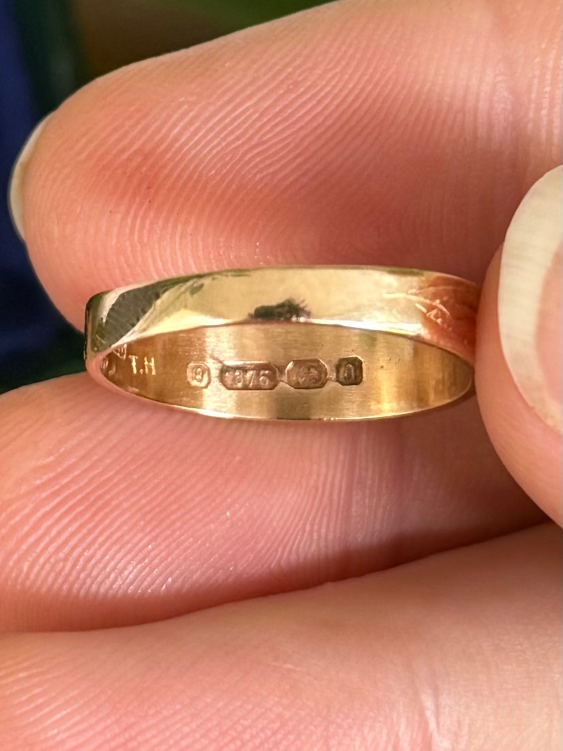Edwardian Mizpah Ring – 1900 Birmingham Hallmarked, Size P
